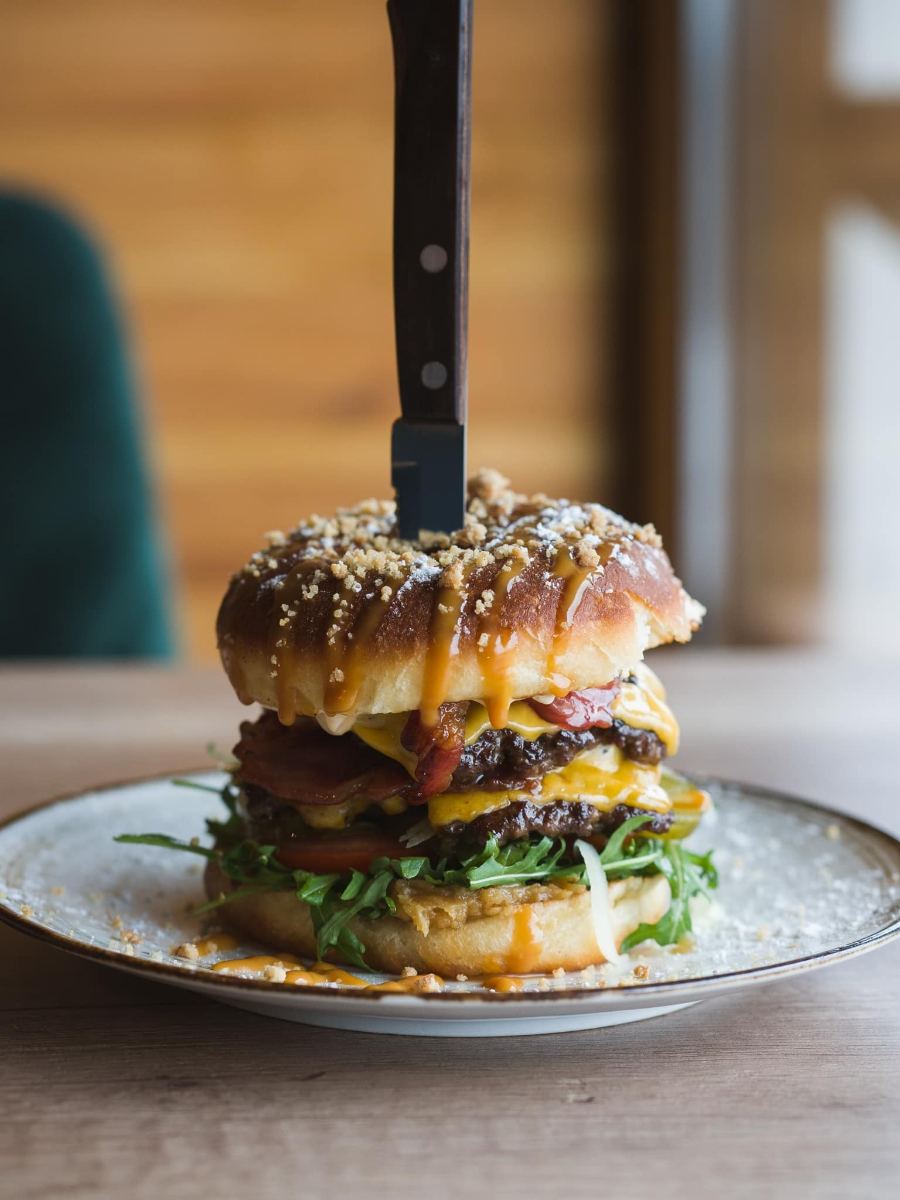 Smash burger z Bistro Borek